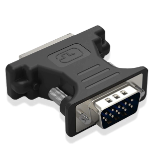ZOECAN ZO-H02XX - ADAPTADOR DVI-A(24+5) MACHO A  VGA MACHO COBRE / COLOR NEGRO