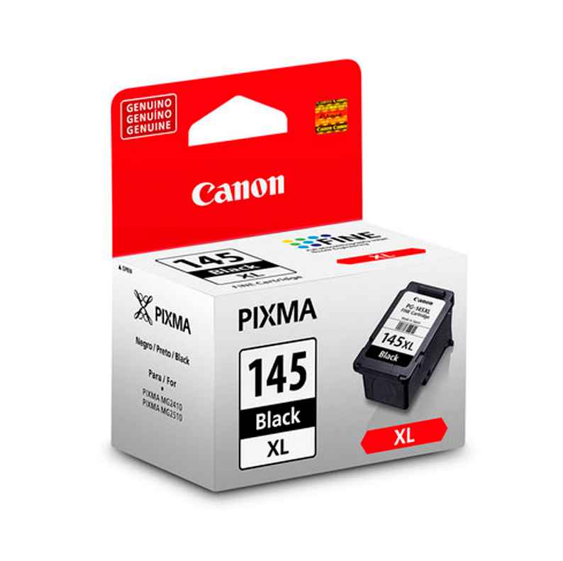 CANON PG-145XL - CARTUCHO DE TINTA NEGRA PARA IMPRESORAS PIXMA MG2410, MG2510
