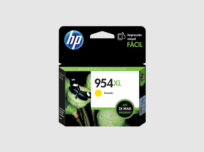 HP 954XL CARTUCHO AMARILLO / IMPRESORAS HP OFFICEJET PRO 7740, 8710, 8730 / RENDIMIENTO HASTA 1,600 PÁGINAS