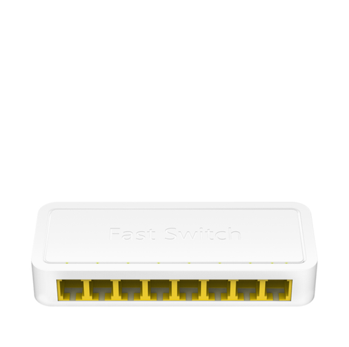 CUDY FS108D / SWITCH DE ESCRITORIO 8 PUERTO 10/100 MBPS / PLUG & PLAY