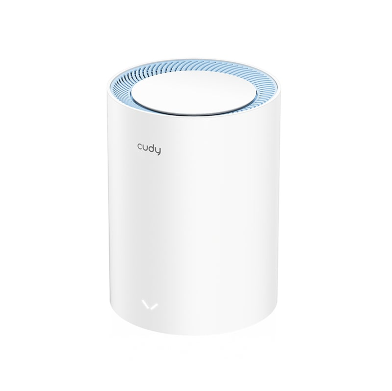 CUDY M1200 (1-PACK) / ROUTER INALAMBRICO MESH AC1200 / 2.4GHZ 300MBPS, 5GHZ 867MBPS / 2X ETHERNET 10/100