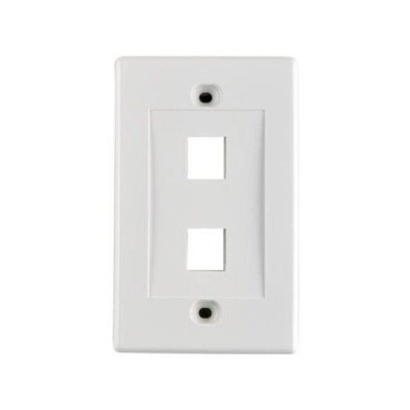 ENCOM FACEPLATE 2 SALIDAS PARA JACK