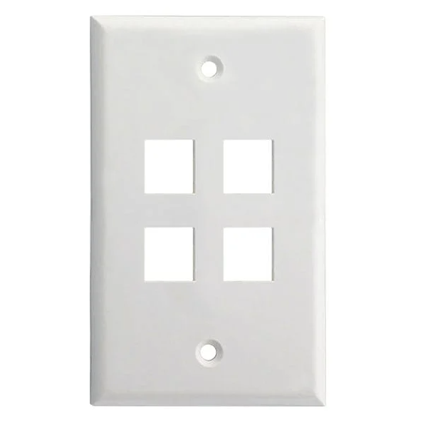 ENCOM FACEPLATE 4 SALIDAS PARA JACK