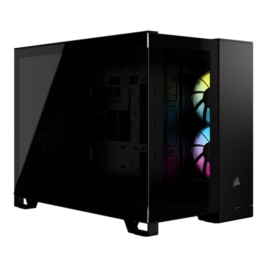 CORSAIR ICUE LINK 2500X RGB - CAJA M-ATX Y MINI-ITX DOBLE CAMARA / VIDRIO TEMPLADO LATERAL Y FRONTAL / 2XRX120 RGB Y SYSTEM HUB / 2XUSB3.2 / 1XTYPE-C