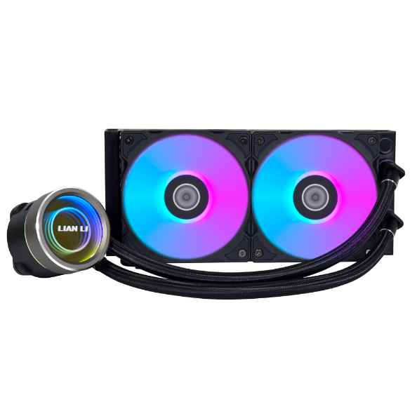 LIAN LI GALAHAD II TRINITY 240 BLACK (ARGB) / ENFRIAMIENTO LIQUIDO 240MM / COMPATIBLE CON LGA 1700 / 1200 / 115X / AM5 / AM4