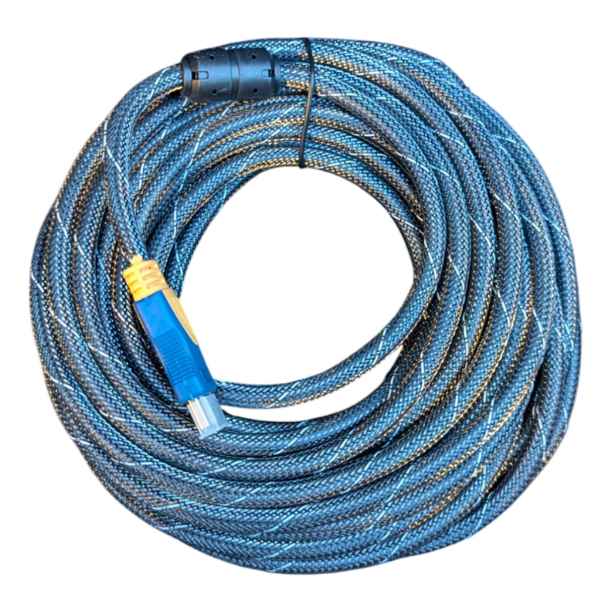FCC-10M / CABLE HDMI DE 10 METROS / CABLE MALLADO GRIS