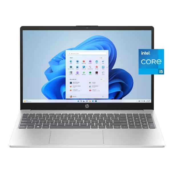 HP 15-FD0095WN / LAPTOP DE 15.6 IPS / INTEL CORE I5-1235U / 8GB RAM DDR4 / 256GB SSD / INTEL IRIS XE GRAPHICS / WINDOWS 11 / INGLES / COLOR PLATEADO