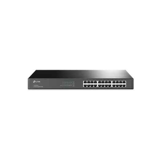 TP-LINK TL-SG1024 24-PORT GIGABIT 17INCH RACKMOUNT 24 10/100/1000M RJ45 PORTS / METAL CASE / CON BRACKET