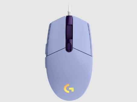 LOGITECH G203 LIGHTSYNC LILA / 6 BOTON PROGRAMABLE / 8K DPI / FULL SPECTRUM RGB / CONEXION USB