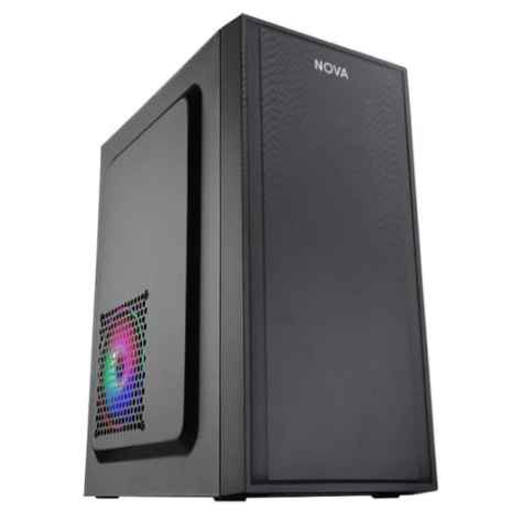 CASE NOVA CM03Q1RA003C / M-ATX / 2X USB 2.0 / HD AUDIO / FUENTE DE PODER 600W / COLOR NEGRO