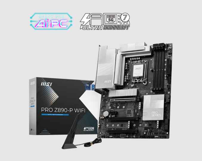 MSI PRO Z890-P WIFI / TARJETA MADRE ATX LGA 1851 / X4 DDR5 RAM SLOT / PCIE GEN 5 / WIFI 7 & BLUETOOTH 5.4 / X4 M.2 SLOT / THUNDERBOLT 4 (40GBPS)