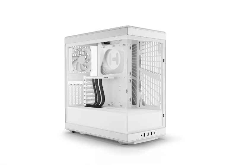 HYTE Y40 SNOW WHITE / CAJA ATX / VIDRIO TEMPLADO LATERAL Y FRONTAL / 50L / INCLUYE X2 ABANICOS / RISER PCIE 4.0 INCLUÍDO / X1 USB3.0, X1 USB3.2 TIPO-C