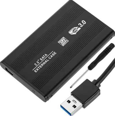 ZOECAN ZO-025CSU3 - CAJA EXTERNA (ENCLOSURE) PARA DISCO DE 2.5 / SATA + USB3.0 / CABLE DE USB MACHO / COLOR NEGRO