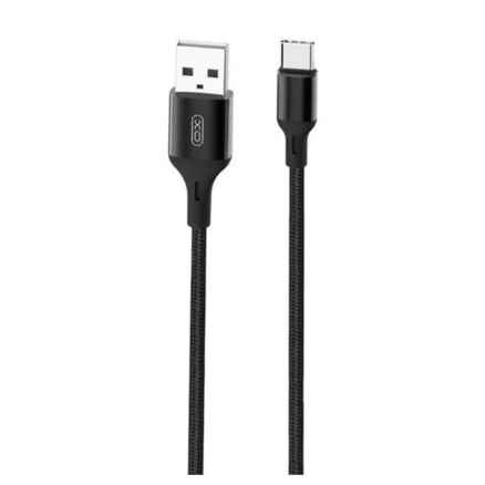 XO NB143 - CABLE TIPO C A USB 2.0 / 1 METRO / 2.4A / COLOR NEGRO