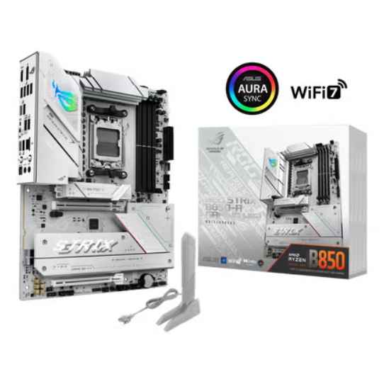 ASUS ROG STRIX B850-A GAMING WIFI / TARJETA MADRE ATX AM5 / X4 DDR5 RAM SLOT / X4 M.2 SLOT / PCIE GEN5 / WIFI 7 & BT 5.4 / X1 HDMI, X1 DISPLAYPORT