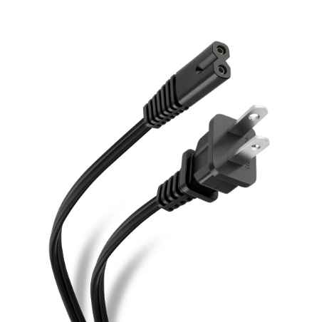 ZOECAN ZO-170X-1.5 / CABLE DE CORRIENTE TIPO 8 / 1000W / 1.5M / COBRE / COLOR NEGRO