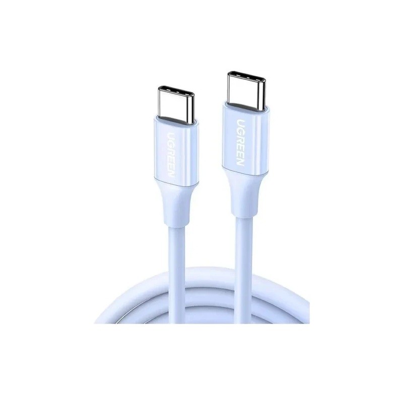 UGREEN US264 / CABLE USB-C A USB-C DE 60W / CARGA RAPIDA & TRANSFERENCIA DE DATOS 40MB/S / 1 METRO / COLOR BLANCO
