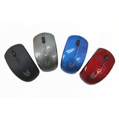 JITE JT-5015 / MOUSE INALAMBRICO OPTICO / RECEPTOR USB 2,4GHZ / POWER SAVING TECH / DISEÑO ERGONOMICO / 4 BOTONES / PLUG & PLAY / COLORES VARIADOS