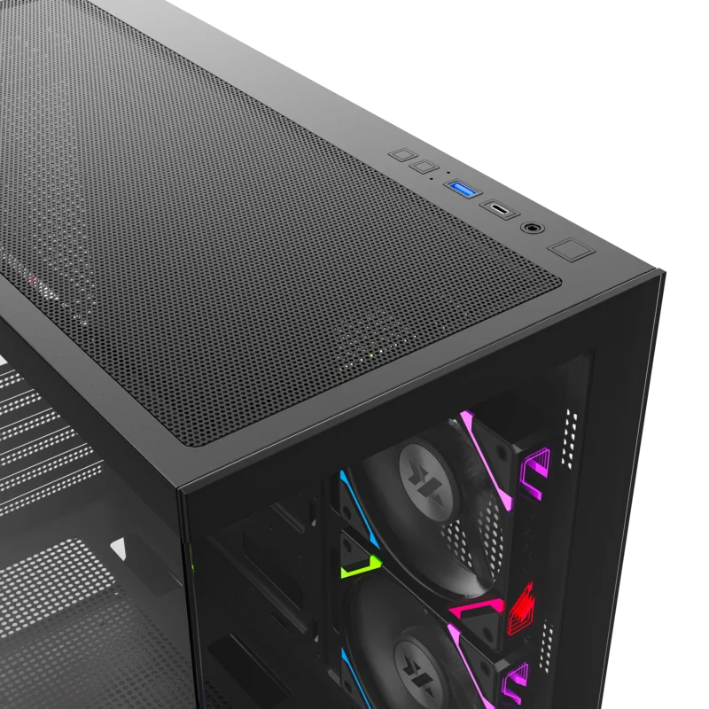 XYZ AURORA X 100 PRO (NEGRO) / CAJA ATX - Loltec Panamá - Venta de