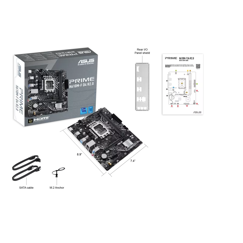 ASUS PRIME H610M-F D4 R2.0 / TARJETA MAD - Loltec Panamá - Venta