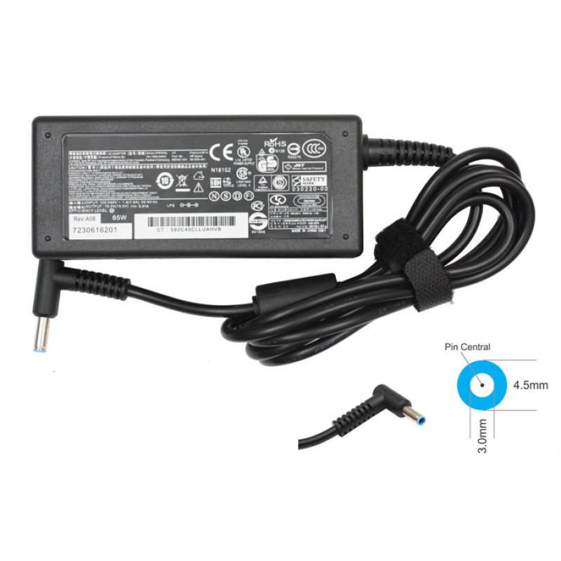 KINGMOX HPP462 - CARGADOR DE LAPTOP GENERICO / 19.5V 4.62A  90W (4.5*3.0MM) / PUNTA AZUL