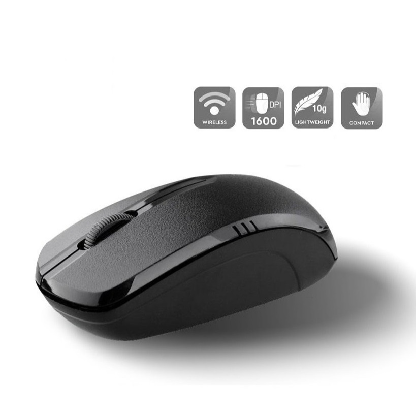 JITE JT-5023 / MOUSE INALAMBRICO OPTICO / RECEPTOR USB 2,4GHZ / POWER SAVING TECH / DISEÑO ERGONOMICO / 4 BOTONES / PLUG & PLAY / COLORES VARIADOS