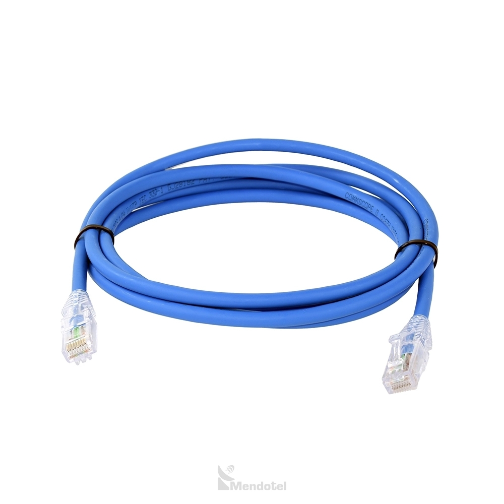 ENCOM EG-PLUTP4P-C6-5FT-BL - CABLE DE RED CAT6 5 PIES (1.5M) AZUL (UTP/PATCH CORP) / COBRE TRENZADO CON CALIBRE 24 (AWG)