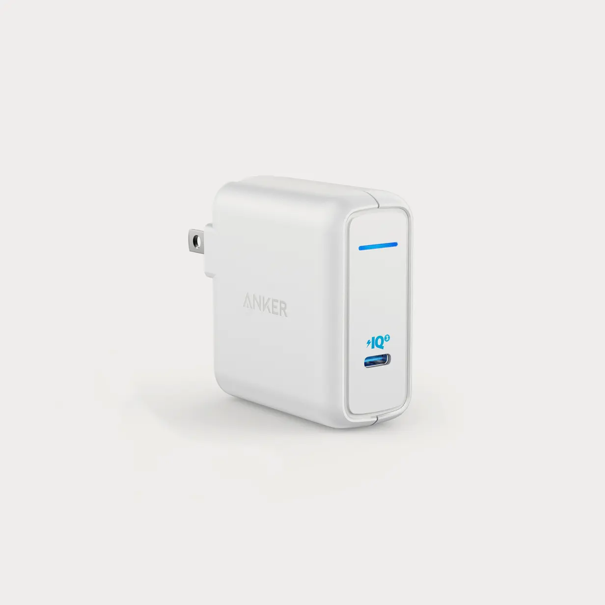 ANKER CARGADOR USB TIPO- C DE 60W -  BLANCO / POWERPORT ATOM III 60W ULTRA COMPACT PARA PORTÁTILES USB-C