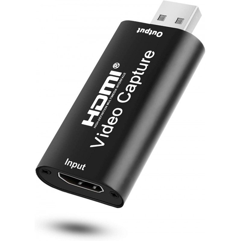 ZOECAN ZO-XWD45 - CAPTURADOR DE VIDEO RESOLUCIÓN MAXIMA 1080P / HDMI HEMBRA USB MACHO / NEGRO