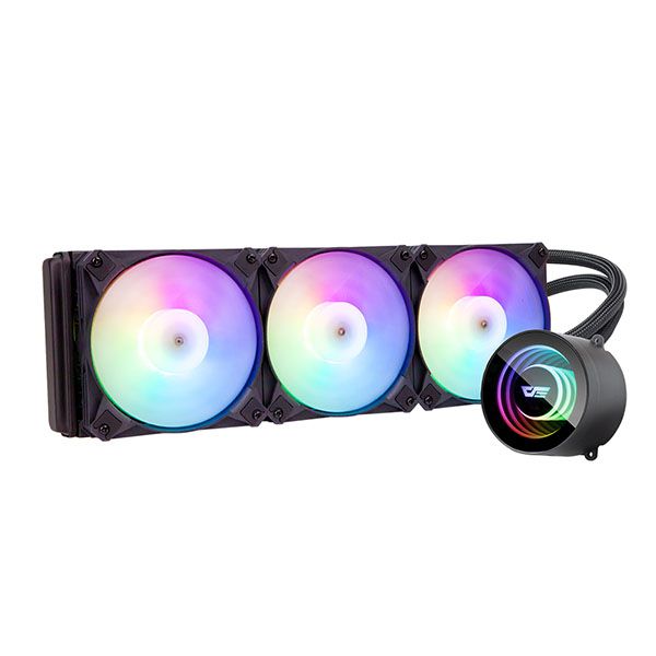 DARKFLASH DX-360 ARGB (NEGRO) / ENFRIAMIENTO LIQUIDO DE 360MM / SOCKET LGA 1200, 115X, 20XX, 1366, AMX, FMX
