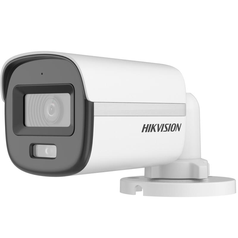 HIKVISION DS-2CE10KF0T-LFS / CAMARA TURBO DE 5MP COLORVU / RESOLUCION 3K 2960*1665 / 20M DE LUZ BLANCA / MICROFONO INTEGRADO