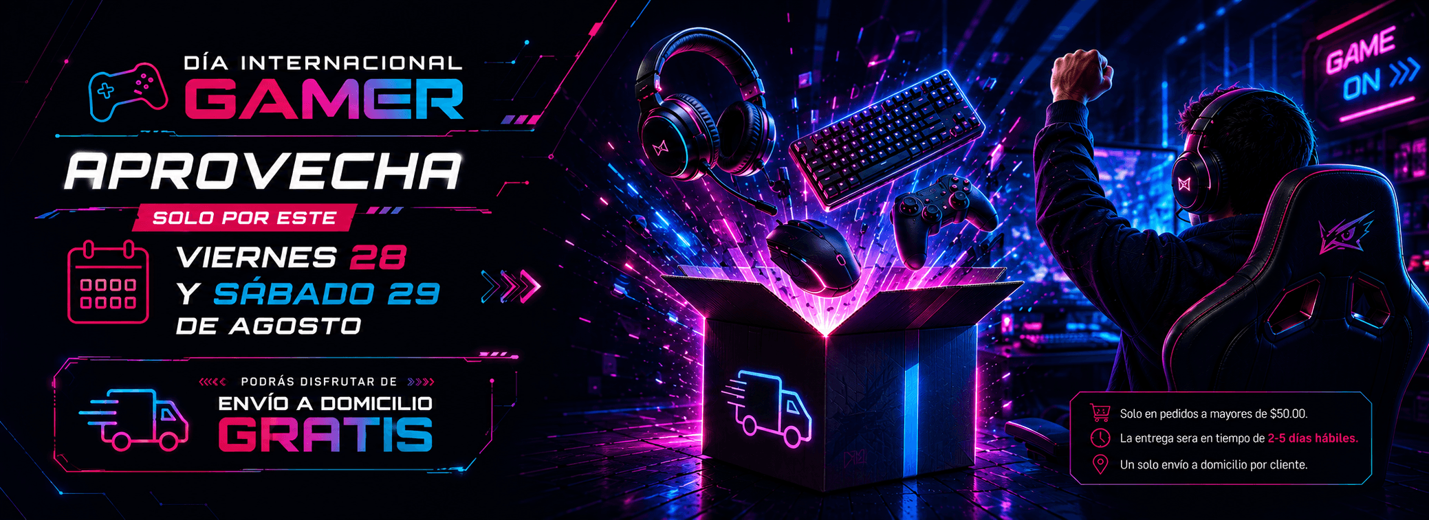 DIA INTERNACIONAL GAMER 29 AGOSTO 2026